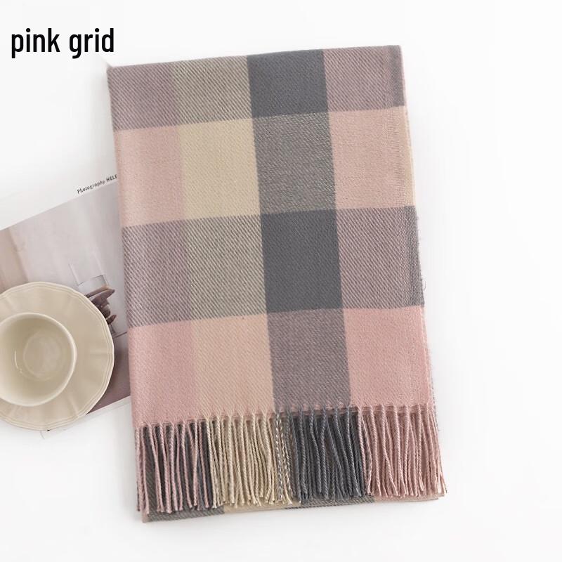 DayApril Women s Warm Plaid Scarf 65x200 CM