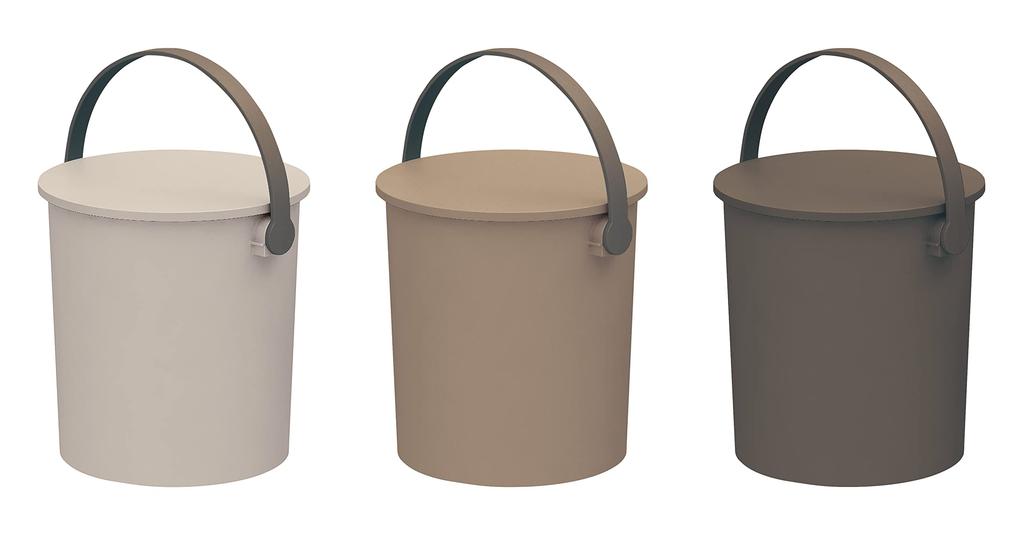 JEJ Astage Reisbehälter mit Deckel, Dunkelbraun, 15L, Innenausstattung, Spielzeugaufbewahrung, Außenbereich, 150kg Tragfähigkeit, 31cm B x 30.5cm T x 30.3cm H