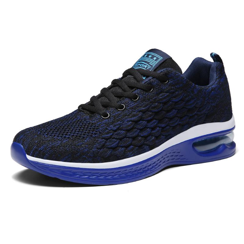 Air Cushion Professional Running Shoes For Men Lightweight Men 'S Designer Mesh Sneakers Lace -Up Male Outdoor Sports Tennis Shoe