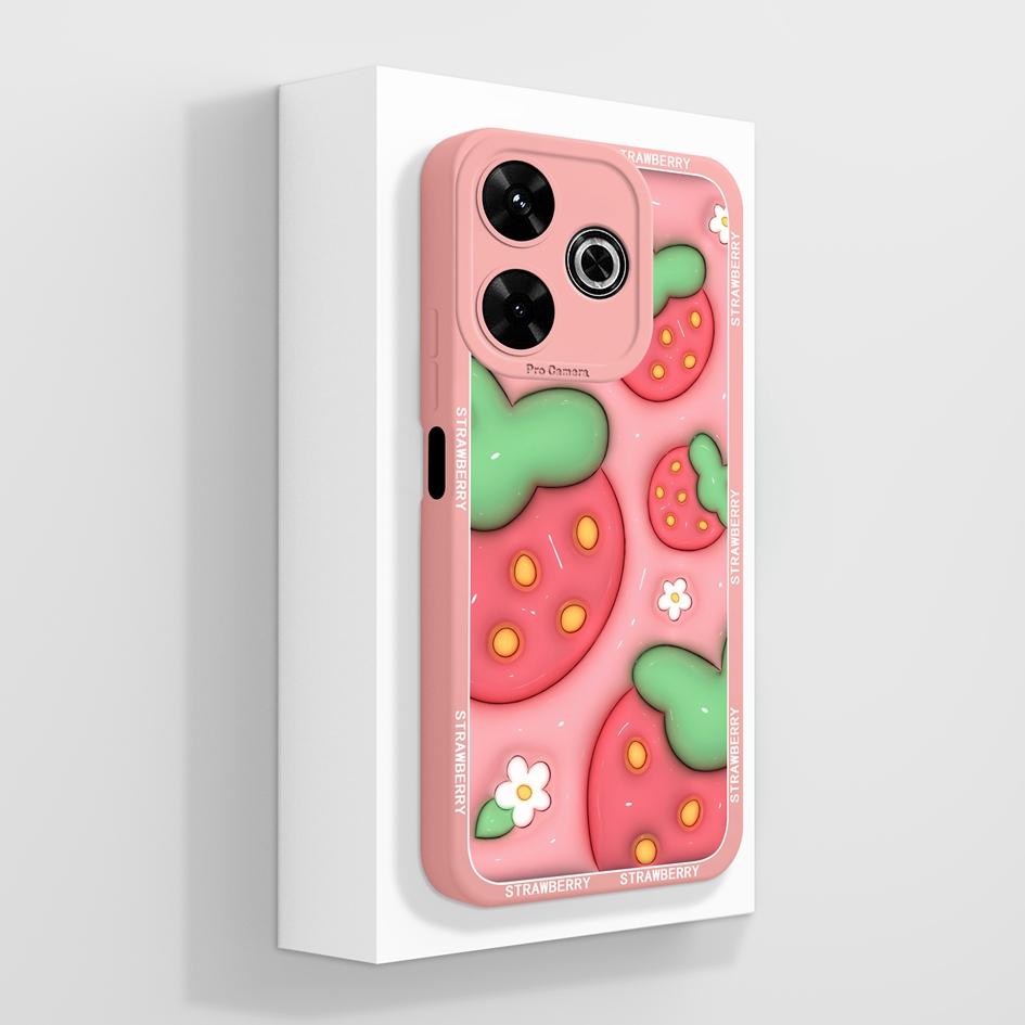 

Для Redmi 12 13 14 13C 13R 14C 14R 4G 5G Чехлы для чехлов Cool Flowers Aesthetic Butterfly Camera Protection Жидкий силикон Мягкий Подходит для Redmi Bumper Redmi 14C 4G