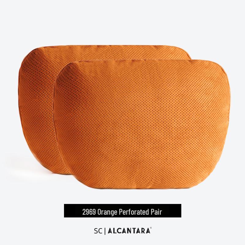 Alcantara Breathable Car Neck Pillow for Mercedes-Maybach S-Class Headrests