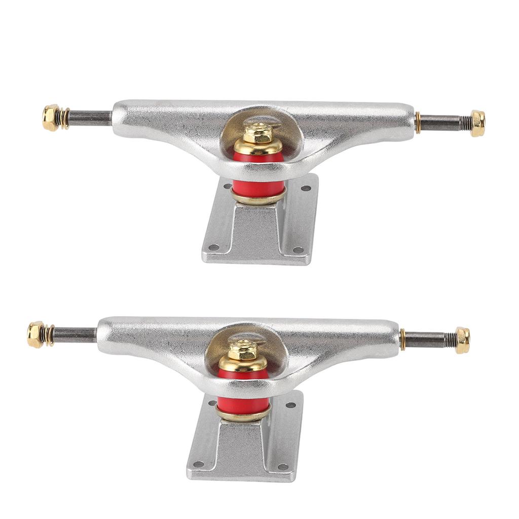 2pcs 5.5in Hollow Skateboard Trucks Aluminium Alloy Shock Absorbing Skateboard Bridges