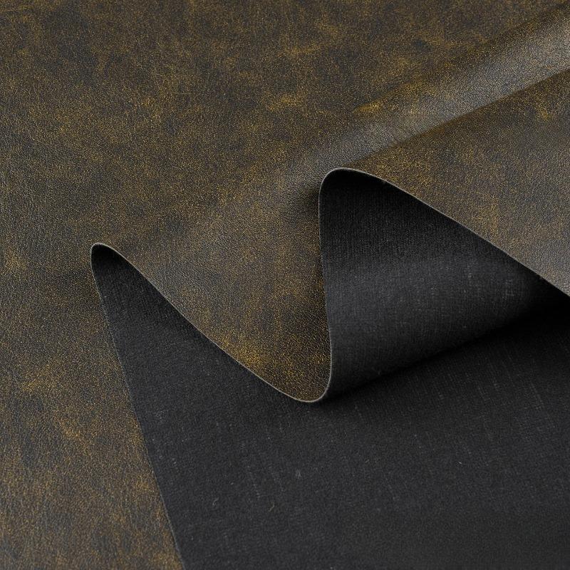 Polished Leather Material for Aged Leather Jackets, Trench Coats, Dresses, Bags, Sofas, Smooth and Waterproof Designer Fabric