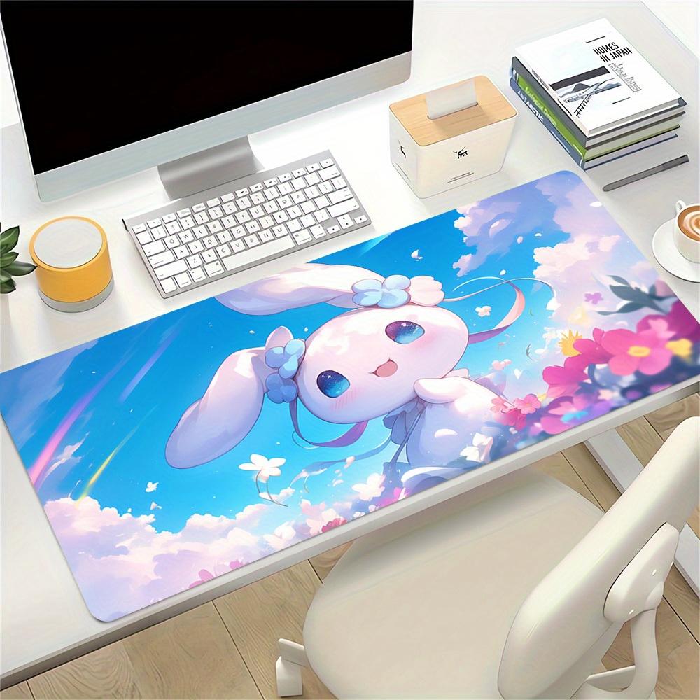 1pc Cinnamoroll Flowers SkyComputer Pad with Vibrant Game Machine Print, Mouse Pads for Desk0515024
