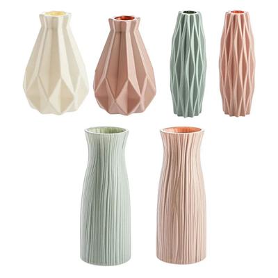 Moderne Vasen Dekoration Zuhause Nordischer Stil Blumenarrangement Wohnzimmer Origami Blumentopf für den Innenbereich