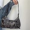 Y2K Retro Handbag Women's Bag, Fold Leather Armpit Shoulder Bag, Fashionable Vintage Handbags Purses, Temperament Woman Tote Bag