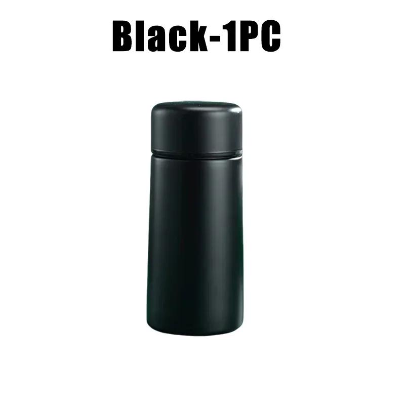 Sport Travel Mini Tumbler 160ml Stainless Steel Thermos Cup Portable Milk Coffee Water Bottle Solid Color Leakproof Hot Cold