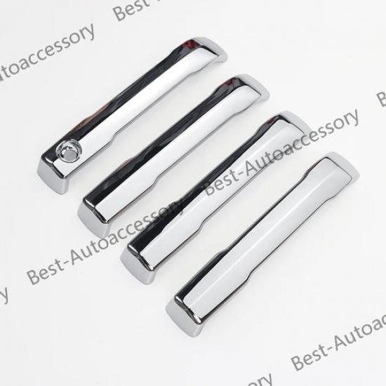 4PCS Car Door Handles Cover Chrome Trim Molding For Toyota Tacoma/Tundra/Sequoia