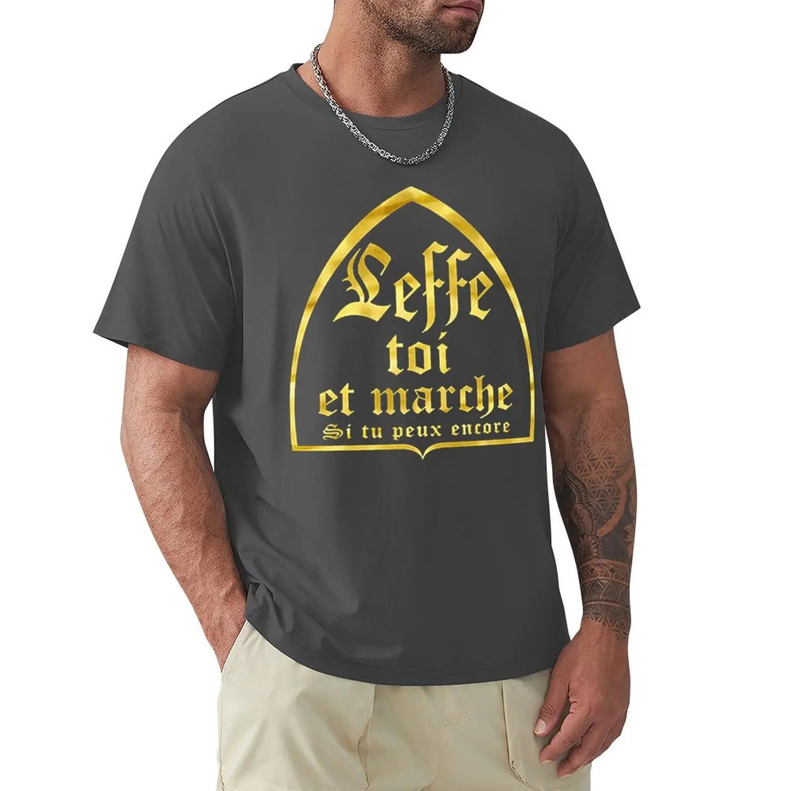 

Tee Shirt Leffe Toi Et Marche Humouristique Cadeau Ideal T Shirt Harajuku Short Sleeve T-shirt Cotton Graphics Tshirt Tops M