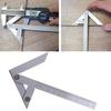CarAngels Stainless Steel Center Gauge, 70mm Center Square, 45 Square, Stop Square, Right Angle Ruler, 45 Degree Ruler, Center Finder, Carpenter's Ma