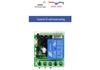 DC 12V Remote Switch with Adhesive Round Control & Self-Reset Receiver