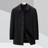 Winter Men's Double-sided Cashmere Coat, Mid-length Wool Woolen Down Liner Jacket, Middle-aged Dad Top