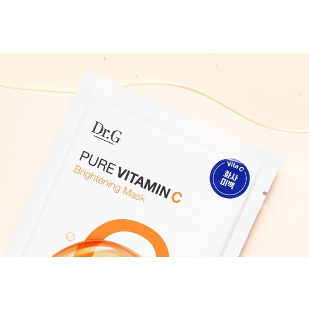Dr.G Pure Vitamin A Firming 4pcs + Vitamin B5 Moisturizing 4pcs + Vitamin C Brightening 4pcs Mask Set, 1 pack