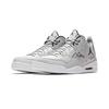 Jordan Courtside 23 Cushioning Slip Resistant Mid top Vintage Basketball Shoes Women's Gray Black AR1002-002(Team56-)