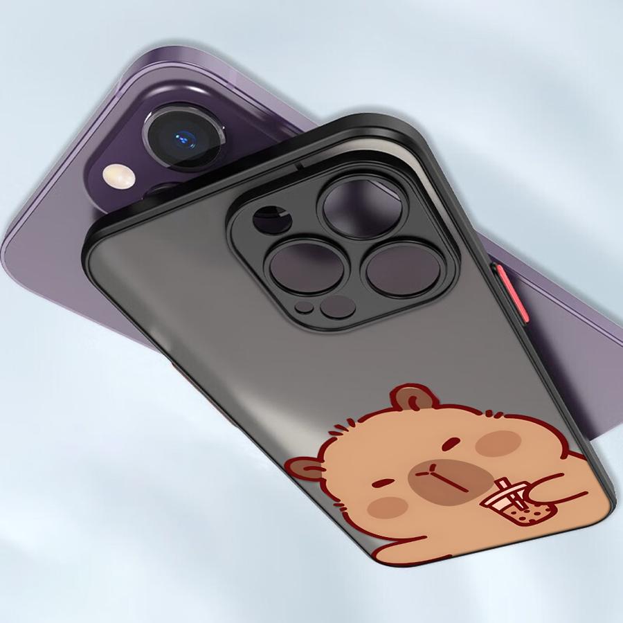 Cute Guinea Pig Funda Back Phone Cover Case for iPhone 17 Pro Max 16 Plus 13 Mini Air 7 8 SE 15 11 14 12 XS XR