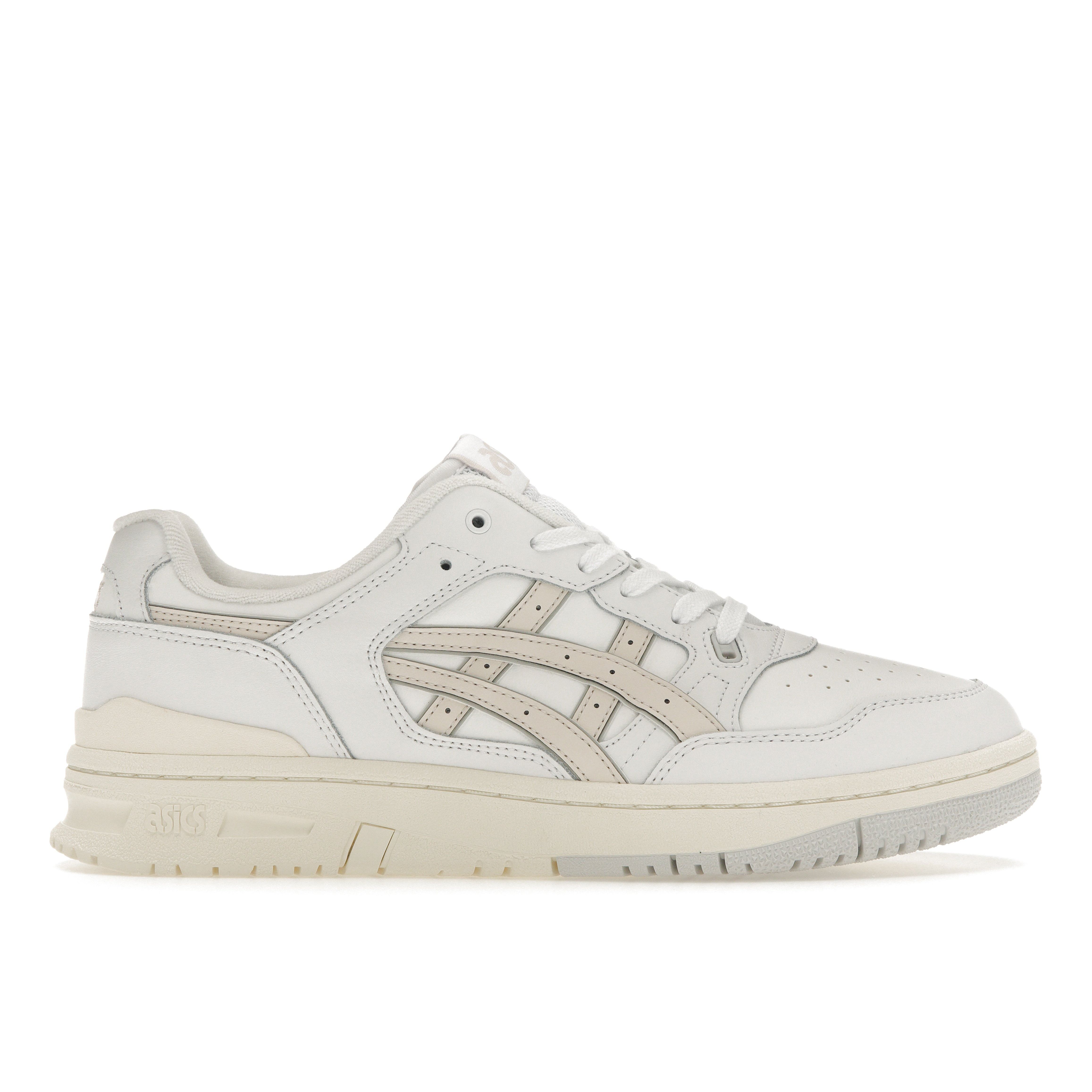 

ASICS EX89 White Mineral Beige Heritage Basketball Inspired Trainers 1203A384-101 36