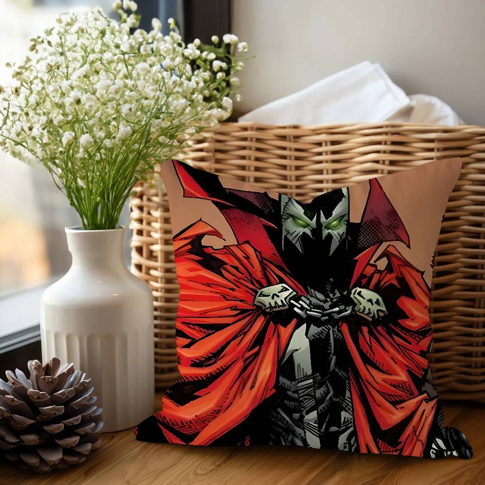 

S-Spawn Аниме Подушка Наволочка Подушка Чехол Наволочка Гостиная Диван Домашний Декор На Заказ 12x12Inch