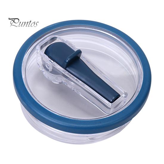2Pcs 40 Oz Tumbler Flip Straw Lid Replacement Leak-Proof Spill Resistant Lids BPA-Free Reusable Cover for Cup