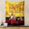 Dead Poets Society Tapestry Wall Hanging, Robin Williams Classic Film Art, Carpe Diem Wall Decor for Bedroom Dorm