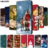 Leather Wallet Case For Infinix Smart 8 Plus Pro Stand Magnetic Flip Case For Smart8 pro Christmas Santa Cover Card Slots Funda