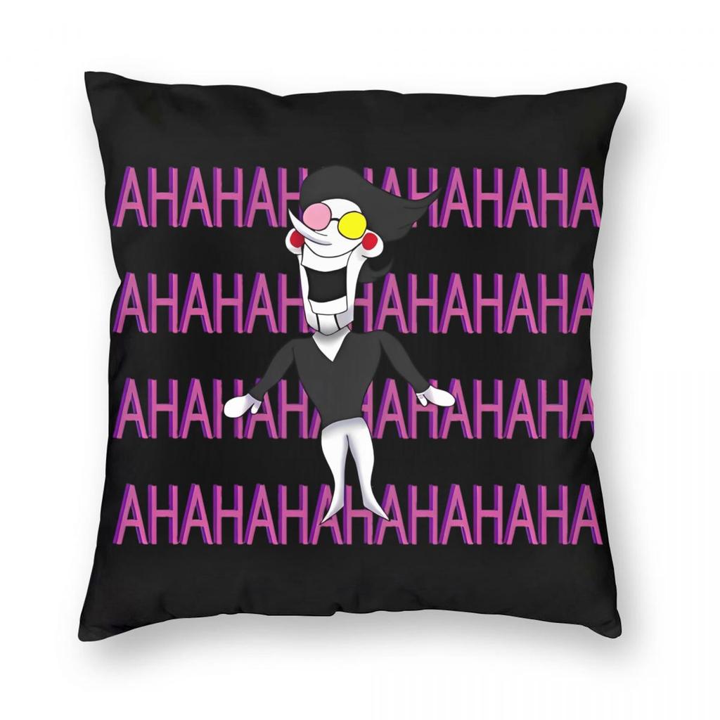 Deltarune Spamton Merch Ralsei Floral Pillowcase Soft Polyester Cushion Cover Decorative Throw Pillow Case Cover Home