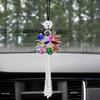 AAGWW Car Decoration, Interior Decoration, Gift, Crystal Pendant, Creative Rearview Mirror Pendant (Colorful Rainbow Design, 1 Piece)