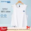 Jeanswest Men's Pure Cotton Loose Fit Tank Top