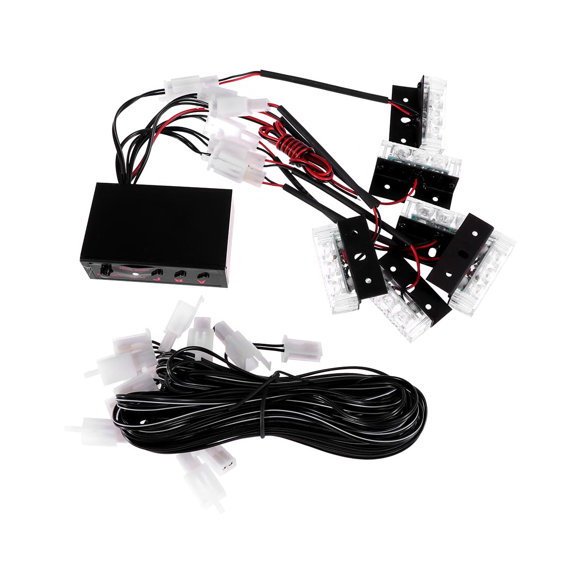 

Светодиодный стробоскоп POPETPOP, Вспышка, Светодиодный аварийный мигающий свет, Советник по дорожному движению, Взрывной свет, Для пожарных 7.5x5cm красный