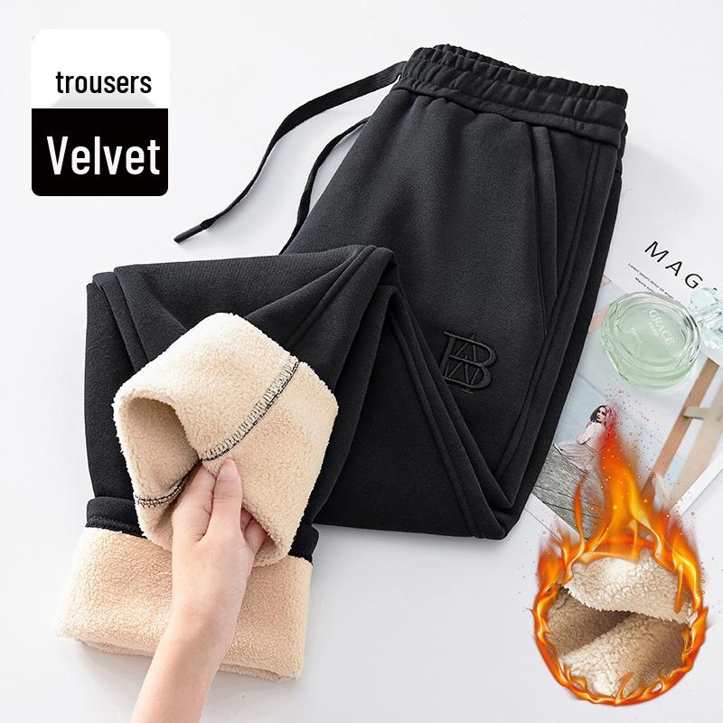 

GAGN Женские зимние флисовые повседневные спортивные штаны с высокой посадкой Small