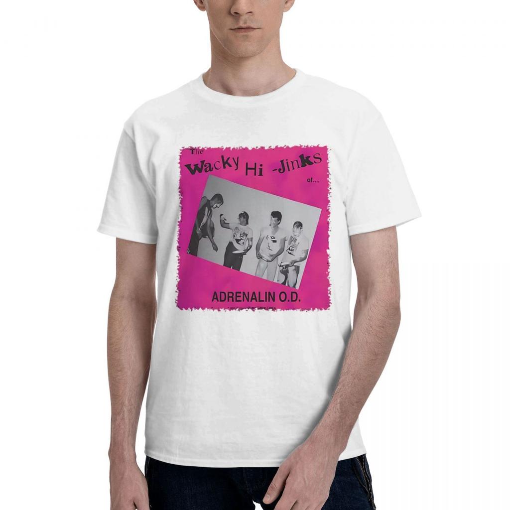 The Wacky HiJinks Of Adrenalin OD 1 100 Cotton Casual Breathable Confortable Cute Funny Ugus TShirts Men TShirt