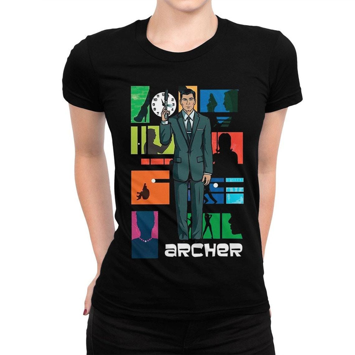 Archer TV Series T-Shirt Mens Womens Tees Top S