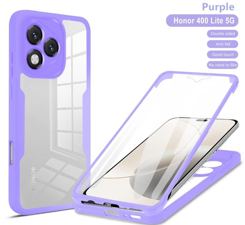 For Honor 400 Lite 5G 360 Full Body Screen Protector Transparent Case For Honor 400 Pro 5G 400 Shockproof Phone Cover