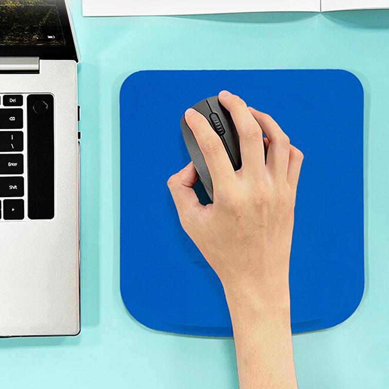 Ergonomic Mouse Pad Non-Slip Thickened Pain Relief Mousepad Comfortable Computer Mouse Pad Solid Color Computer Game Mouse Pad