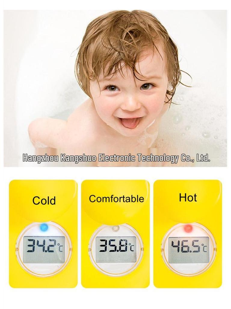 In-Stock Baby Bath Thermometer - Cartoon Yellow Duck Water Temperature Gauge