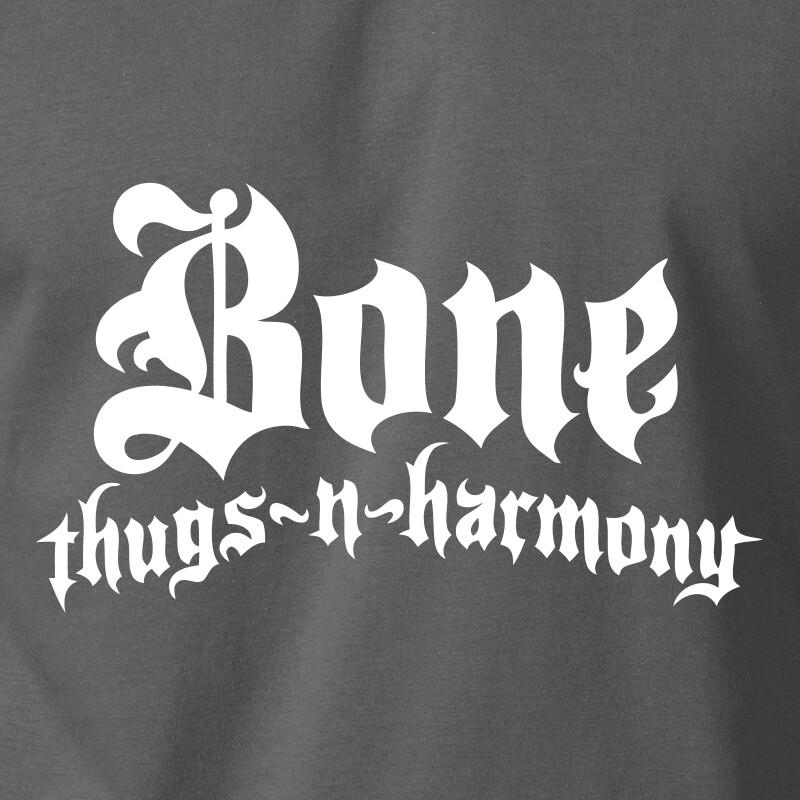 Bone Thugs N Harmony Логотип Винтажная Старая Школа Eazy-E Рэп Хип-Хоп Футболка S-6XL Унисекс Футболка XXXL