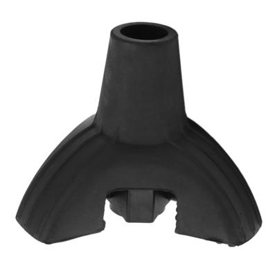 19 mm Gehstockspitze, weiches Silikon, verhindert ein Verrutschen, Stativ-Gehstockbasis für Klappstöcke