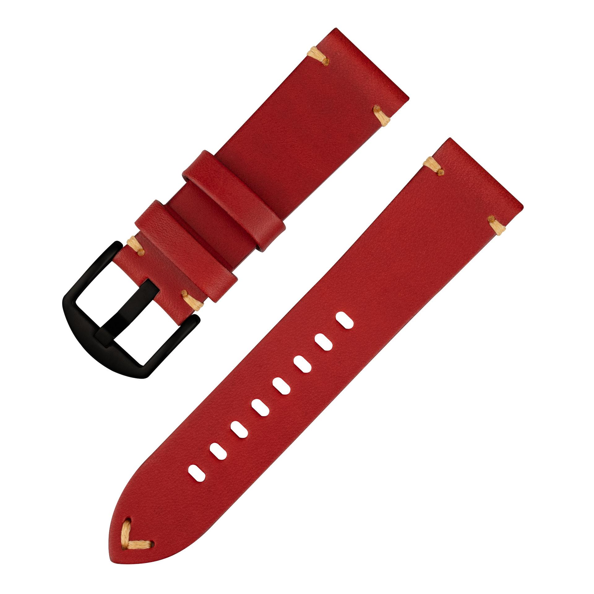 

Leather Strap, Italian First-Layer Cowhide Watch Strap, Male, Handmade Genuine Leather Retro Oil Wax Strap. 24mm-k009 buckle