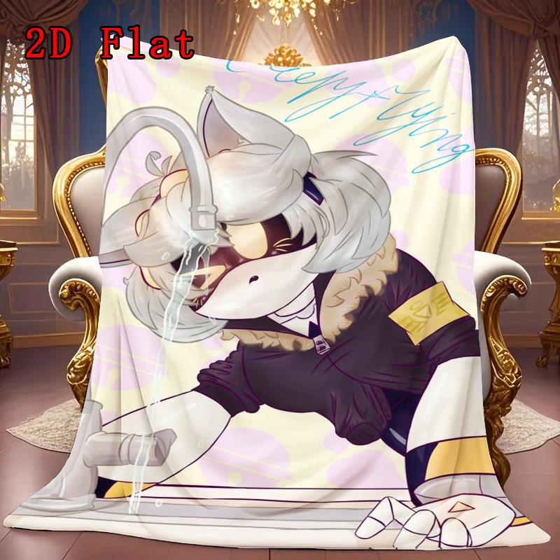 Inorganic Killer Faucet Element 2D Flat Pattern Flannel Blanket High quality All Seasons Warmth and Comfort Perfect for Christmas Gifts.