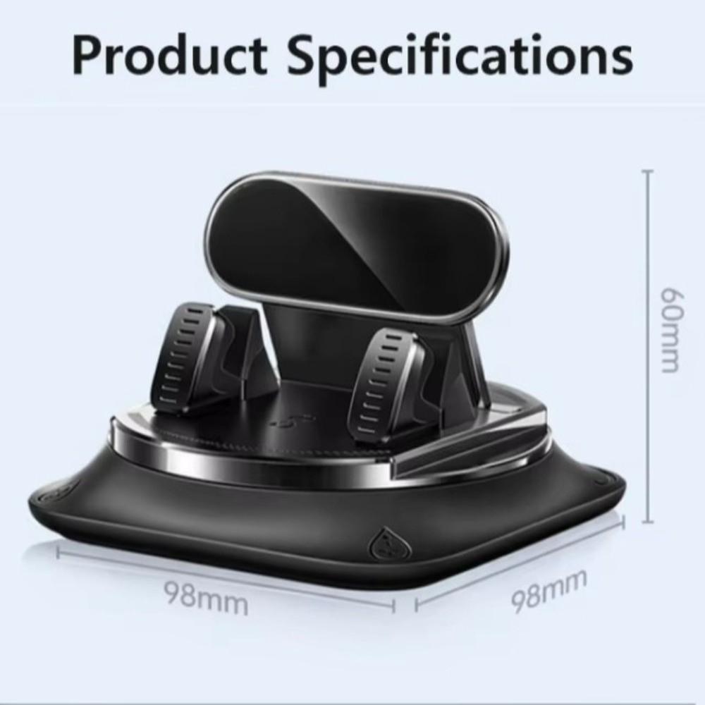 Stable Design Phone Dashboard Mount 360° Rotating Car Phone Mount Car Phone Holder  Windshield