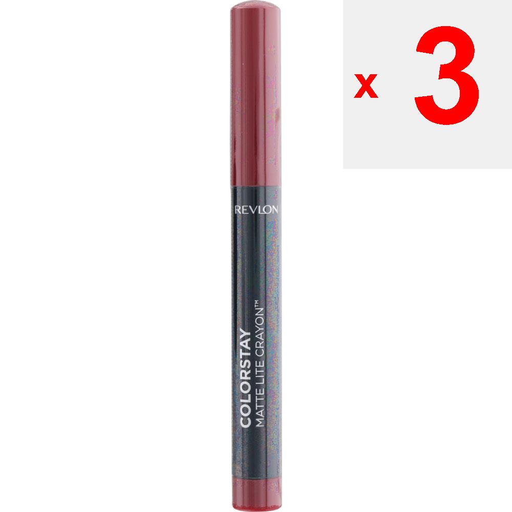Revlon Colorstay Matte Light Crayon 010 Mouth Makeup Apply an Appropriate Amount To the Lips. Mouth Makeup