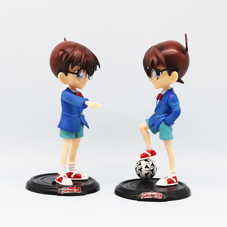 New Anime Detective Conan Figure Lk Kudou Shinichi Edogawa Konan Anime Action Figurines Pvc Collectible Model Statue Doll Kids T