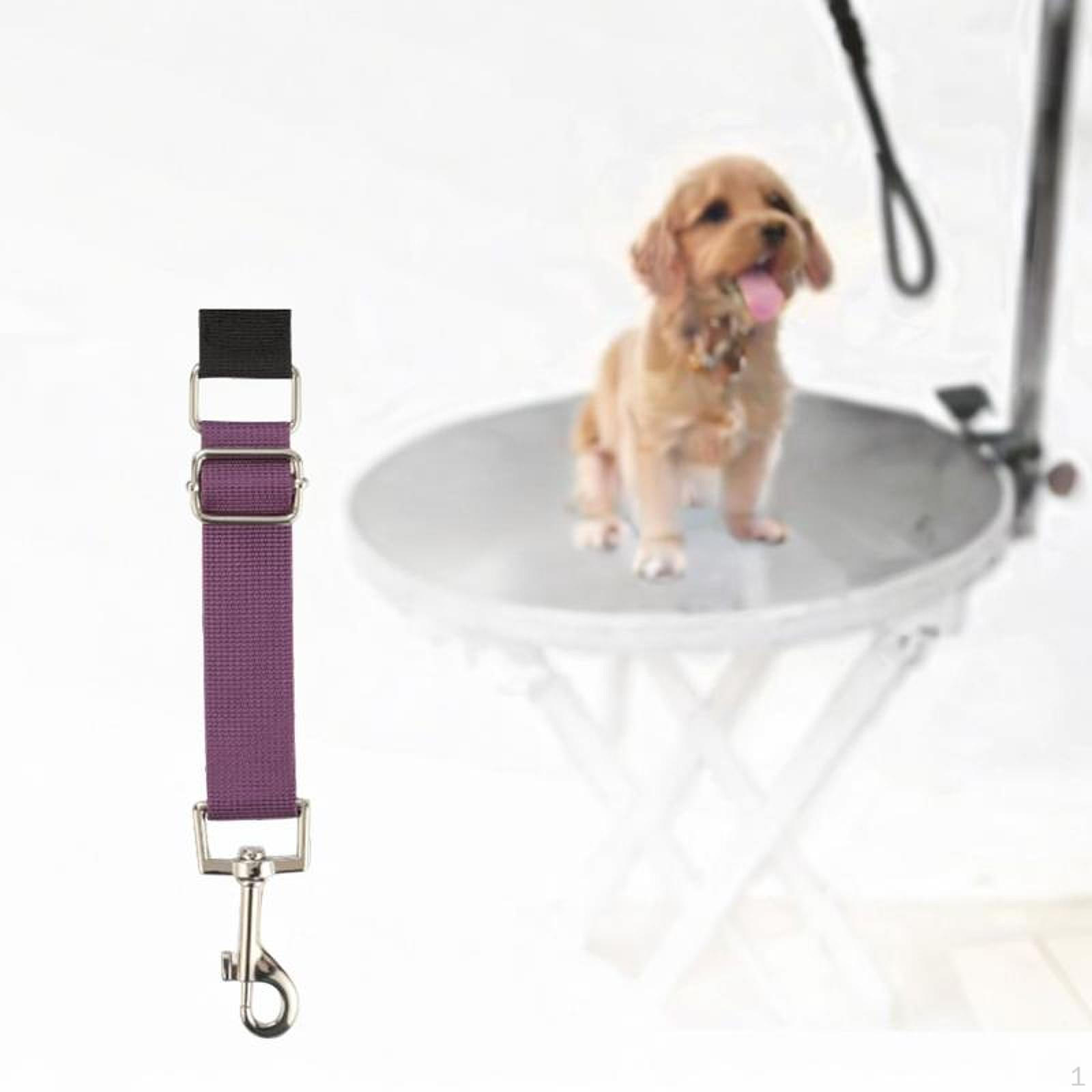 

Удлинитель поводка для груминга собак, регулируемый износостойкий удлинитель петли, помощник грумера фиолетовый