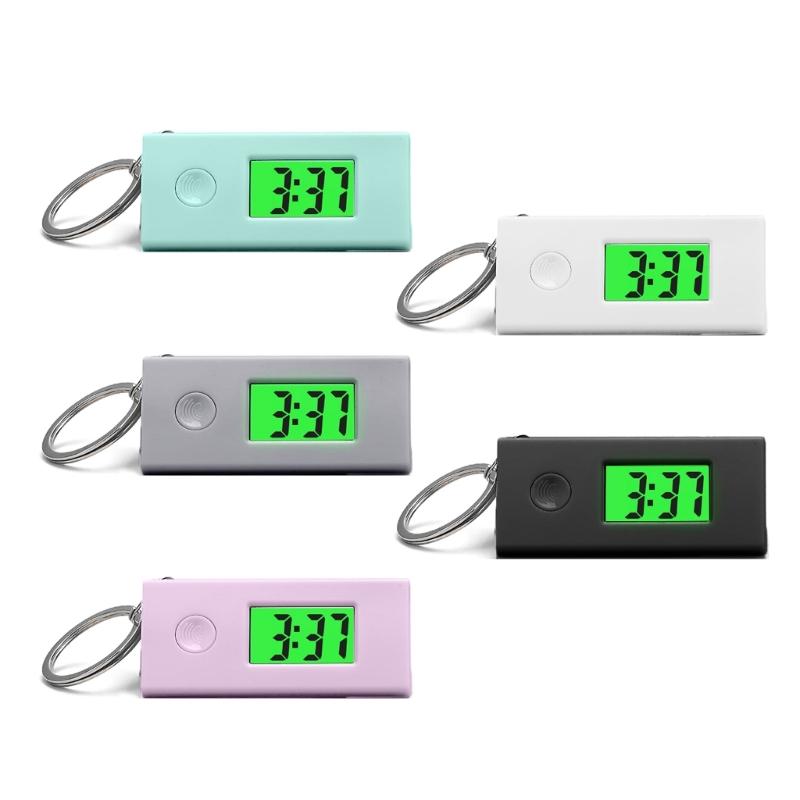 Mini Reloj Electrónico con Función Luminosa Reloj Electrónico Portátil Perfecto para Exámenes Trabajo y Actividades al Aire Libre
