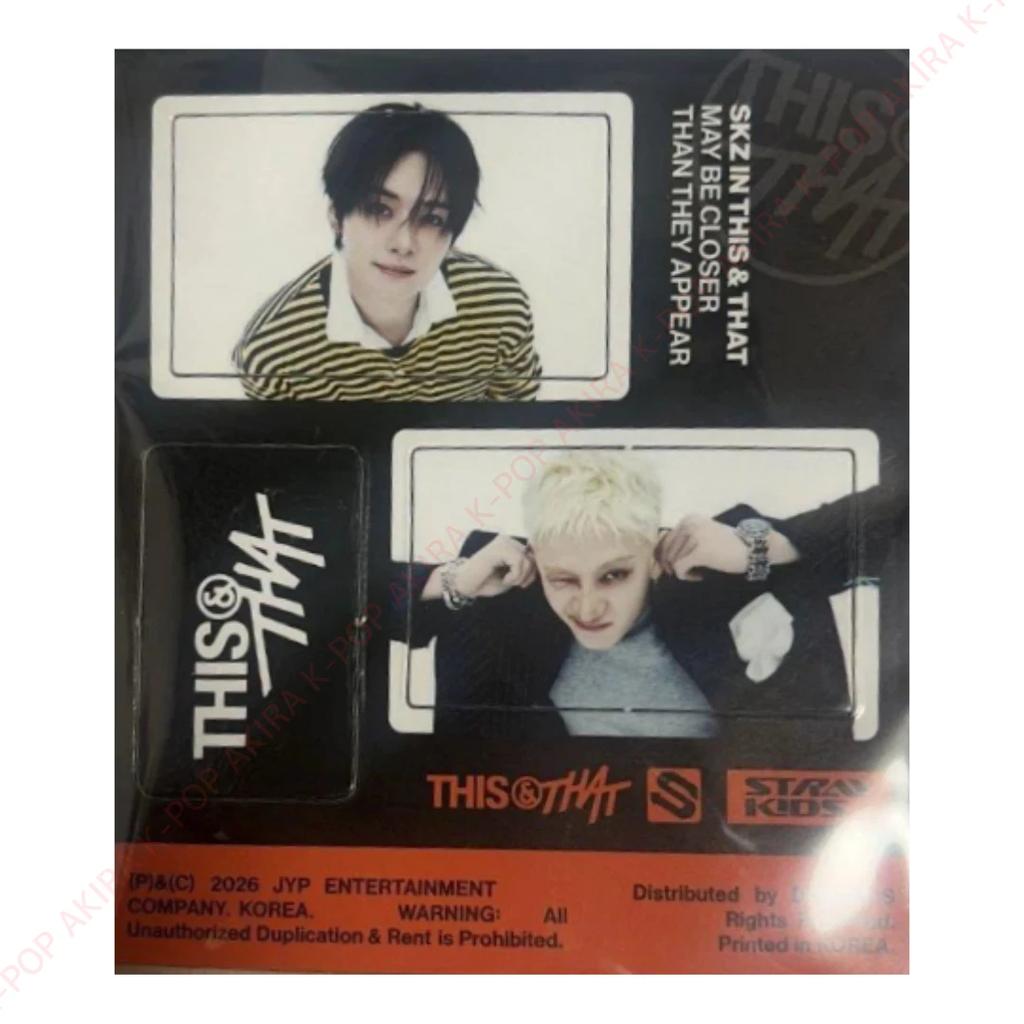 Stray Kids THIS & THAT ALBUM PHOTO CARD / JAPAN POB / LUCKY DRAW / OFFICIAL / Pre-Order