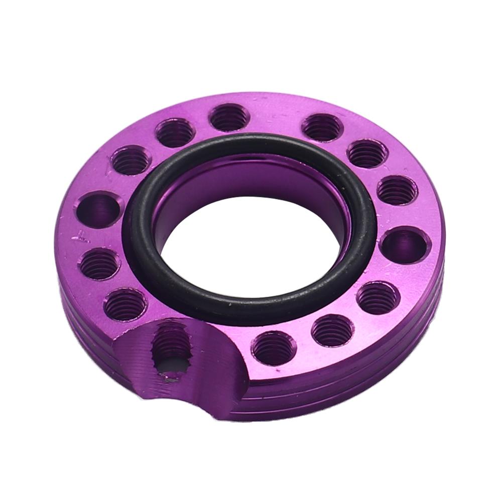 Motorcycle Parts 28mm CNC Carb Carburetor Inlet Manifold Adjuster Universal Flange Spinner Plate Adaptor For Pit Dirt Bikes