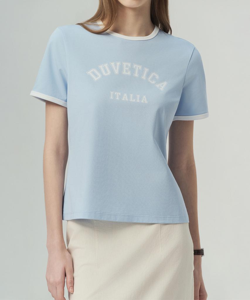 DUVETICA Chietti N (Light Sky Blue) (Women'S Short Sleeve T-Shirt)
