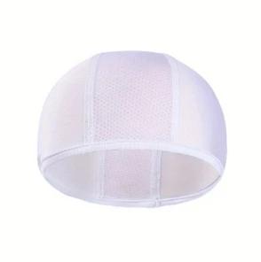 1PC Motorcycle Cycling Cap Quick Dry Breathable Moisture Wicking Under Helmet Beanie Inner Lined Dome Sport Cap Cycling Hat белый
