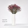 Modern White Ceramic Vase for Small Fresh or Dry Flowers - Dining Table & Living Room Decor