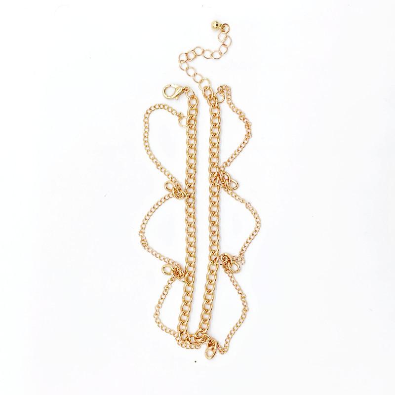 Fashion Personality Versatile Wave Tassel Cheap Foot Accessories Women's Bohemian Street Shoot Anklet