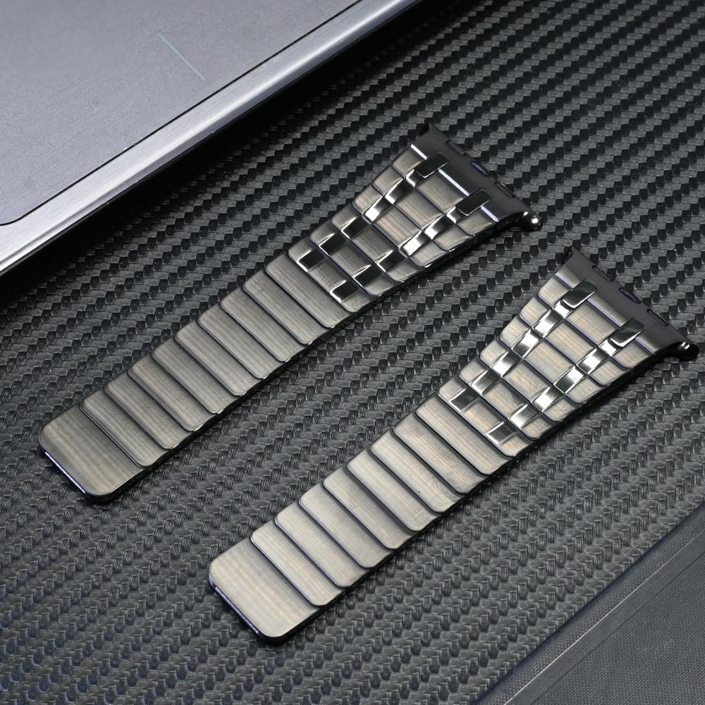 Stainless Steel Band for Apple Watch Ultra Series 10 9 8 7 6 5 SE Magnetic Metal Wristband for Series 49mm 46mm 45mm 44mm Strap